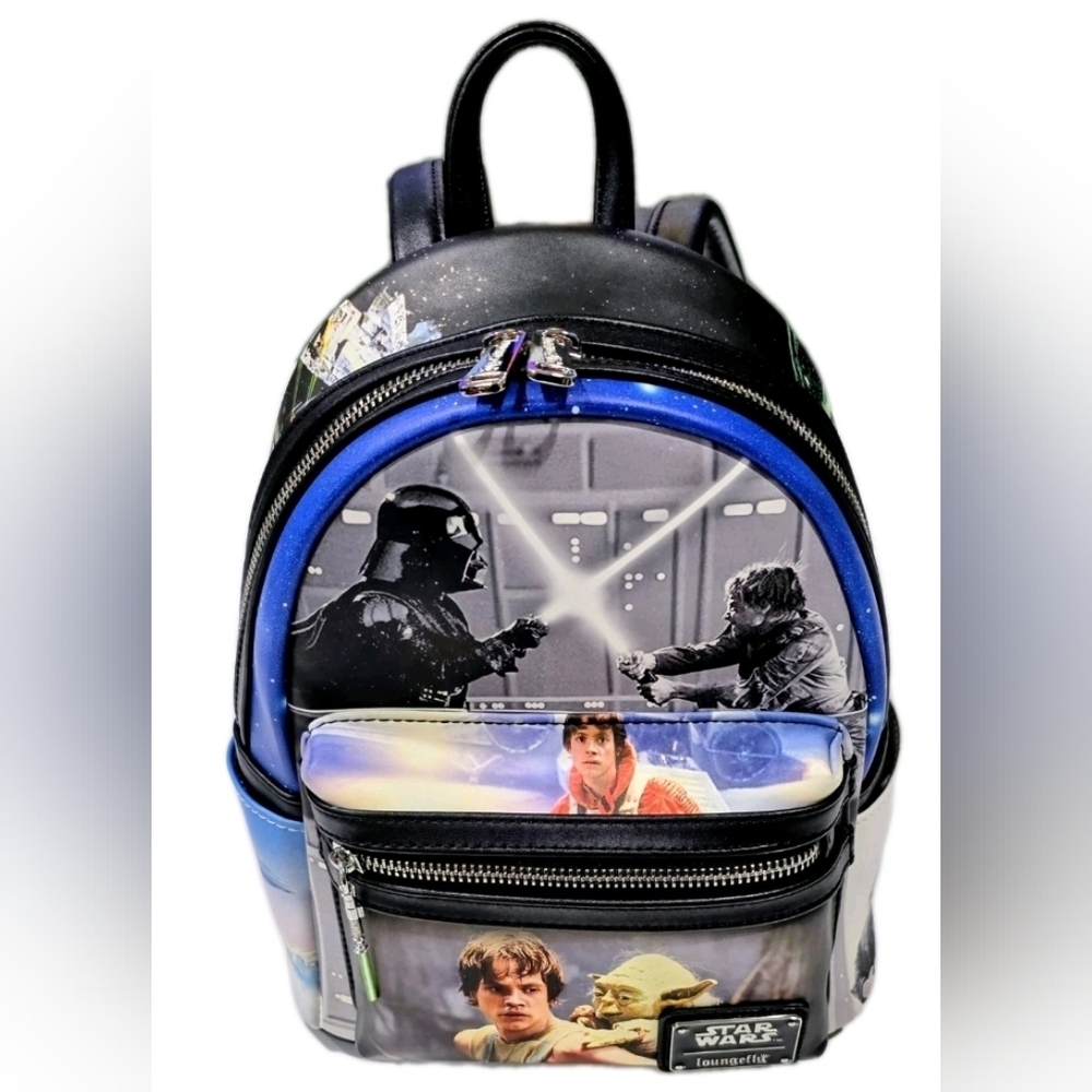 Loungefly Star Wars Empire Strikes Back Final Frames Mini Backpack - Picture 2 of 15